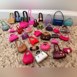 Barbie fashionista doll accessories brand new Lot of hand purse